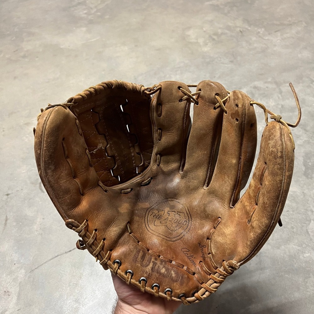 Wilson A2000-XLC Vintage Baseball Glove Tan Leather USA Made Dual-Hinge Snap